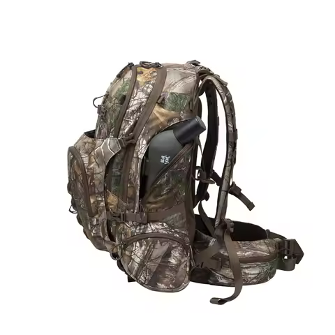 50L Real Tree Camo Waterproof Archery Elk Deer Waterproof Hydration Daily Backpack Hunting Bag With 