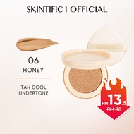 【BUY1 FREE1】SKINTIFIC Cover All Perfect Air Cushion Foundation Glow Poreless Flawless with SPF 35 PA