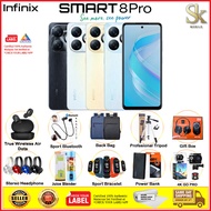 Infinix Smart 8 Pro 4G Smartphone | 8(4+4)GB RAM + 128GB ROM | Original Infinix Malaysia