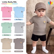 BC BC BC BC | (SNI) Daily Rib T-Shirt for Babies 0-24 Months Baby Daily Clothes/ OblongPOLOS for Bab