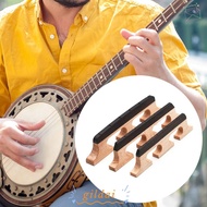 GILDAI String Banjo Bridge, Instrument Supplies Wooden Banjo Bridge Parts, Accessories Maple Ebony M