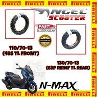 YAMAHA N-MAX TAYAR PIRELLI ANGEL SCOOTER ( FRONT 110/70-13 ) & ( REAR 130/70-13 ) 100% ORIGINAL PIRE