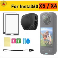 For Insta360 X5 silicone lens cover screen protector suitable for Insta360 X5 X4 action camera Acc
