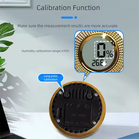 Embedded Temperature and Humidity Meter LCD Digital Display -20℃-50℃ Thermometer 10%~99%RH Hygromete