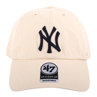 47BRAND-NY Blue Embroidery Thread Chapter 47 Women's Baseball Cap (Beige)