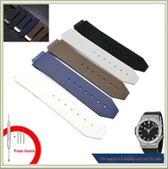 25-19mm 21-15mm 19-13mm For H-UBLOT Silicone Watch Strap Watch Accessories for Big Bang Fusion Serie