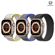 DUX DUCIS Apple Watch (42/44/45/49) 野徑尼龍錶帶(黃/米)