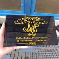 Cue Card/MC Card QCARD ACRYLIC PREMIUM COSTUME COLOR FOR WEDDING EVENTS -VJCUT