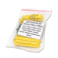 0307 1uH to 470uH Inductor, 14valuesX10pcs=140pcs,,color ring Inductor Assorted Kit