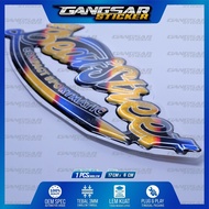Emblem honda beat street / emblem timbul honda beat street / emblem titanium honda beat street