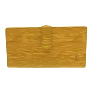 หลุยส์ วิตตอง M63259 ไม่มีเหนียว LV Epi Continental Viennois Tassili Yellow กระเป๋าสตางค์ยาวแบบพับ 2