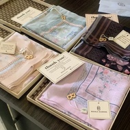 Buckle Scarves Box rectangular hijab motif