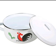 PANCI AYAM JAGO ENAMEL 20 CM LIONG 1972/PANCI CAP JAGO/PANCI SAYUR CAP AYAM JAGO/PANCI CAP JAGO JAMA