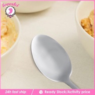 [Lovoski] Stainless Spoon Gift, Cooking Utensil Engraved Ice Cream Spoon Serving Spoon for Camping Trip Picnic,