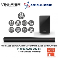 Vinnfier Hyperbar 303 M Wireless Bluetooth Soundbar & Bass Subwoofer RMS120WATTS