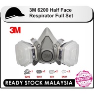 3M 6200 Respirator Set for painting (Genuine 3M)