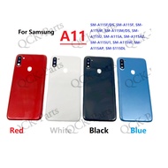 Back Battery Cover Glass Housing For Samsung Galaxy A11 A115 Rear Housing Glass Door Back Case camer