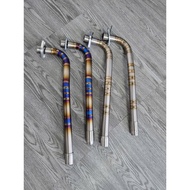 Dream titanium exhaust, small Wave, Wave RS100, Wave Alpha 100/110 - motorcycle exhaust