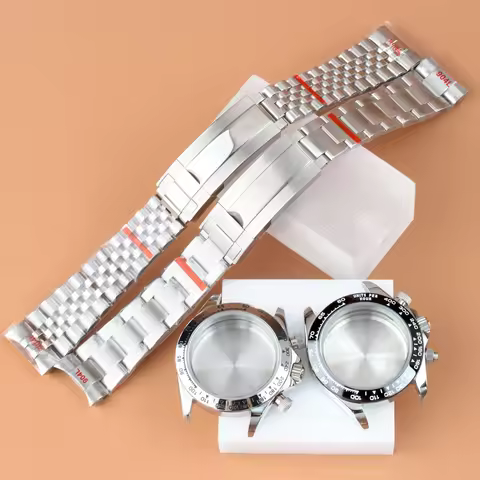 40mm VK63 Watch Case Stainless Steel Watch Accessories Waterproof For Daytona With Jubilee/Oyster St