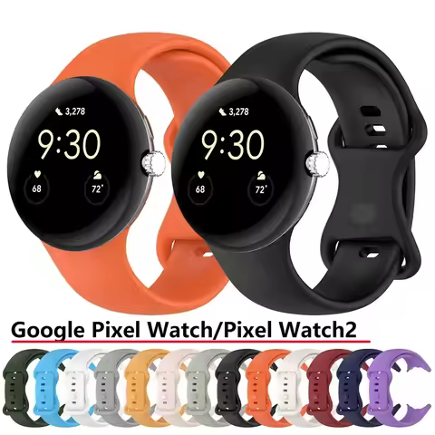 Original Silicone Strap for Google Pixel Watch 2 Replacement Sport Bracelet Correa for Google Pixel 