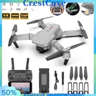 CrestCove 2021 New E88 Mini Drone 4k HD Dual Camera 1080P WiFi FPV Drone Height Maintaining Foldable