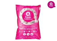 Qfresh กุ้งขาวผ่าหลังถอดหางแช่เยือกแข็ง PND 1 กก. (21-25 ตัว/ปอนด์) (แช่แข็ง)  /ค่าจัดส่ง 150 บาท ทั