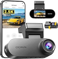 DDPAI N2 Dual Dash Cam, 2.5K+1080P UHD Dash Cam Front and Rear, 1.9" IPS Screen Dash Camera for Cars
