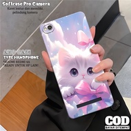 Xiaomi Redmi Case 4A - Xiaomi Redmi Softcase 4A - Fashion Case KUCING - Xiaomi Redmi Case 4A - Pro C