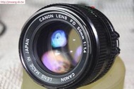 CANON NFD 50mm F1.4 (NFD 序號:2225543)