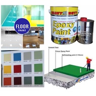 ( 5L ) HEAVY DUTY EPOXY Floor Coating 💥 A+B Cat Lantai Epoxy Water Proofing / Flooring Cat Lantai / Concrete / tiles