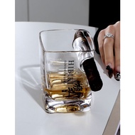 Hibiki Limited Square Cigar Glass Crystal Glass Whiskey Glass Japanese Style Medieval vintage Wine G
