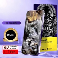 DAJII 1-2 PCS HD Explosion Tempered Glass Screen Protector Compatible For iPhone 17 16 15 14 13 12 1