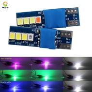 1X T10 W5W C10W 194 8smd 2835 Dome Festoon Blue green pink red to White T10 Car Dynamic Canbus Led s