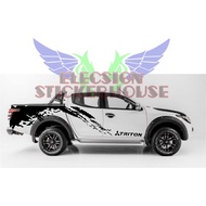 Mitsubishi Triton body sticker