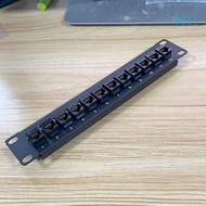 Will CAT6 12 Port Patch Panel Supports Back CAT6 Unshielded for w Coded T568A B Wiring for RJ45  Cab