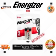 ENERGIZER 9V Battery Alkaline Battery 1 Piece/Pack