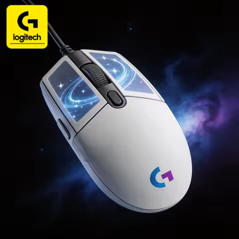 Logitech G203/G102 gaming mouse, 1ms response + 8000 DPI, 6 customizable keys