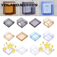 YOLA 1Pcs Wall Socket Waterproof Box 86 Type Splash-Proof Box Self-Adhesive Protection Socket