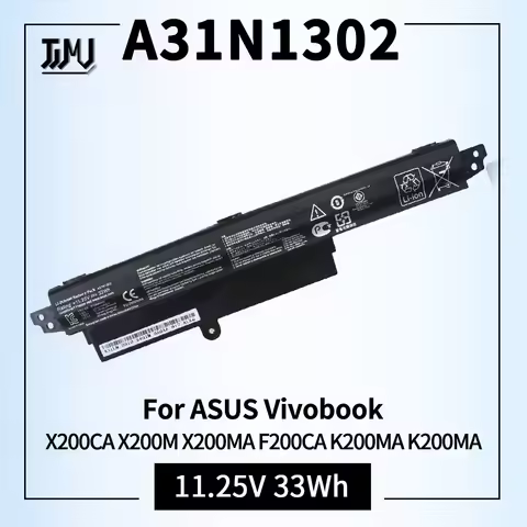 A31N1302 Notebook Battery for ASUS Vivobook X200CA X200M X200MA F200CA K200MA K200MA-DS01T 11.6" A31