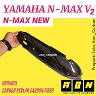 Yamaha nmax new carbon kevlar carbon fiber exhaust Cover nmax V2 nmax new parts original Yamaha kevl