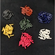 Plastic Aglets Hoodie Strap Ends Shoelaces per 4 pieces