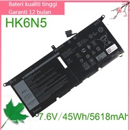 laptop Bateri HK6N5/DXGH8 45Wh /52Wh 0H754V P115G P113G For XPS 13 9370 9380 Inspiron 5390 5391 7191