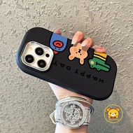 Cartoon Frog Rabbit Candy Color Cases For Vivo V40 Pro V25 Pro Y7s iQOO Z9 Turbo Z7 Z7X Z9X Neo 3 Co