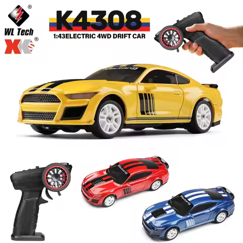 WLtoys 1:43 K4308 2.4G Racing Mini RC Car 14KM/H 4WD Electric High Speed Remote Control Drift Toys f