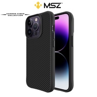 MSZ iPhone 14 Pro Case 6.1" Carbon Fiber Design Hybrid Matte Shock Pocket™️ Tech iPhone 14 Pro Case 