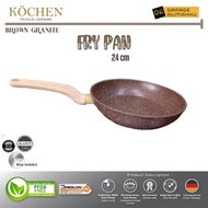 FRYPAN KOCHEN GRANITE PAN GREBLON C3 CAROTE ANTI-STICK PAN GRANITE PAN