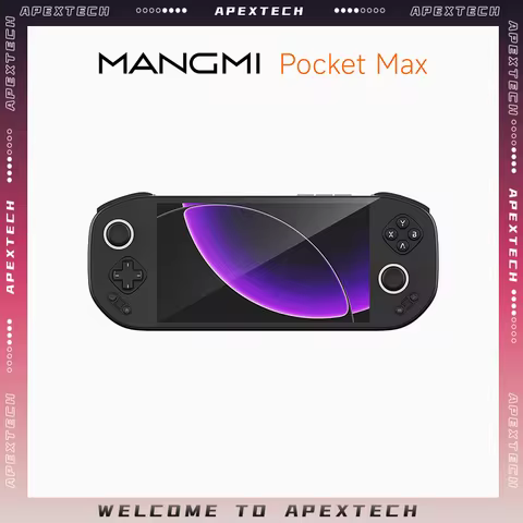 MANGMI Pocket Max 7 144Hz AMOLED Handheld Snapdragon 865 Hall Triggers 8000mAh Battery Retro Gaming 