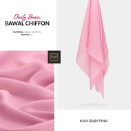Daily Basic Bawal Chiffon Bidang 45 by H&H Exclusive (v2)