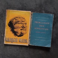 Sepaket 2 Buku Muhammad Yamin: Gadjah Mada dan Proklamasi & Konstitusi