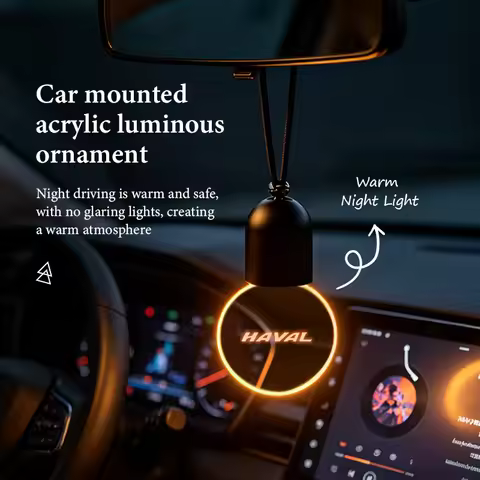 Car Atmosphere Light Bulb Hanging Led Light Rearview Mirror Pendant For Haval Jolion H1 H2 H3 H4 H5 